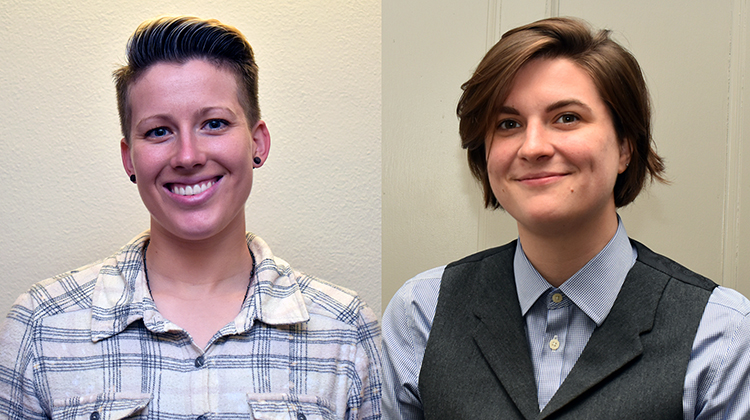 Two graduate students.