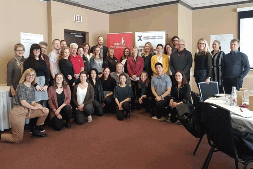 Participants in Gender Equity in Coaching Workshop 2020
