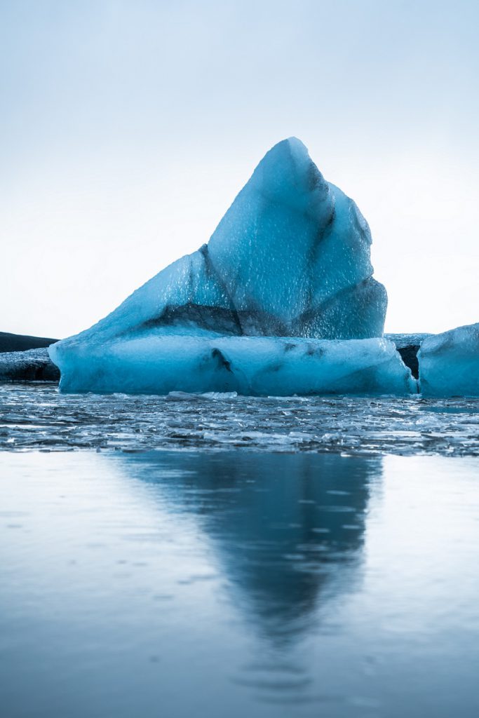 Photo of an iceberg