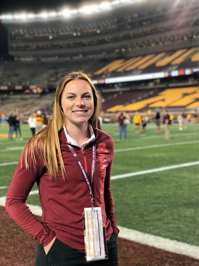 Where are they now? Maggie Vlasaty, sport management graduate – CEHD News